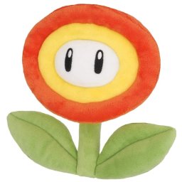Sherwood Media Super Mario Peluche Fire Flower 18cm