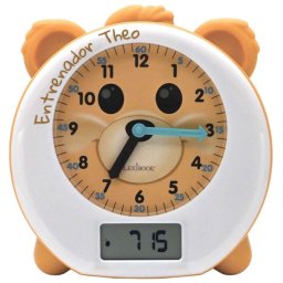 Lexibook Reloj Despertador con Entrenador de Sueño Theo Luz de Noche