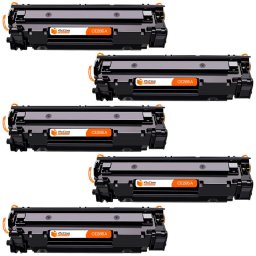 Pccom Essential HP CE285A/CE278A/CB435A/CB436A Tóner Compatible Negro Pack 5