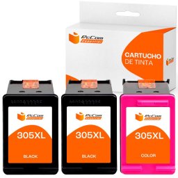 Pccom Essential HP 305XL Cartucho Tinta Compatible Negro/Tricolor Pack 3