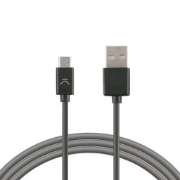 Ksix Cable de Carga USB-A/USB-C 3m Negro