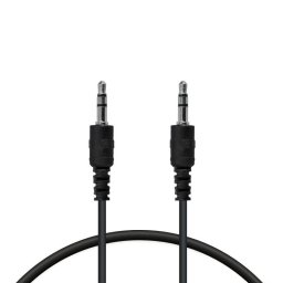 Ksix Cable Alargador Jack 3.5mm 1.5m Negro