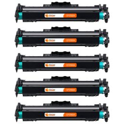 Pccom Essential Tambor Compatible HP CF232a/32a Negro Pack 5