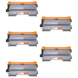 Pccom Essential Tóner Compatible Brother TN2220/TN2210/TN2010/TN450 Negro Pack 5