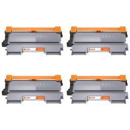 Pccom Essential Tóner Compatible Brother TN2220/TN2210/TN2010/TN450 Negro Pack 4