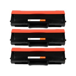 Pccom Essential Tóner Compatible con Samsung MLT-D1042S/MLT-D1042X Negro Pack 3
