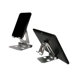 Ksix Soporte Escritorio 360 para Móvil/Tablet/Smartwatch Aluminio