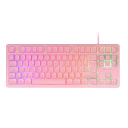Mars Gaming MK023 TKL H-Mech Teclado Gaming FRGB Rosa