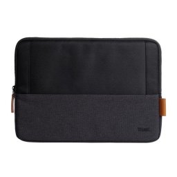 Funda Trust Lisboa para portátil 13,3" poliéster reciclado negro
