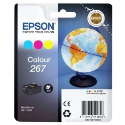 Cartucho de tinta Epson 267 Cian Magenta Amarillo 6,7 ml para WorkForce WF-100W