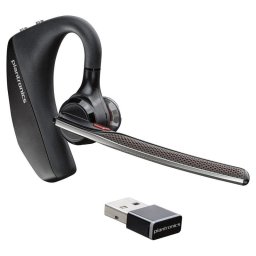 Poly Voyager 5200 USB-A Auriculares Inalámbricos Negros + Dongle Bluetooth BT700