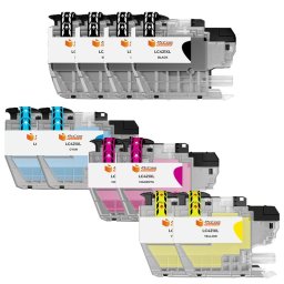 Pccom Essential Brother Lc421xl Cartucho Tinta Compatible Negro/cian/magenta/amarillo Pack 10