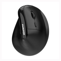 Kinsi H5 Ratón Óptico Inalámbrico de Oficina Ergonómico 4000DPI Negro