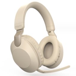 Kinsi MS-B2 Auriculares Inalámbricos Bluetooth de Oficina con Micrófono Plegable Giratorio Rojos