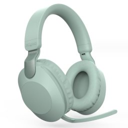 Kinsi MS-B2 Auriculares Inalámbricos Bluetooth de Oficina con Micrófono Plegable Giratorio Verdes