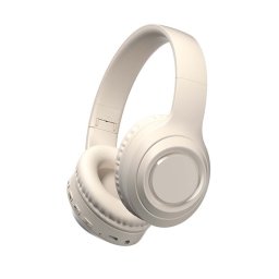 Kinsi V9 Auriculares Gaming con Cable/Bluetooth/Jack3.5/Tarjeta TF Blancos