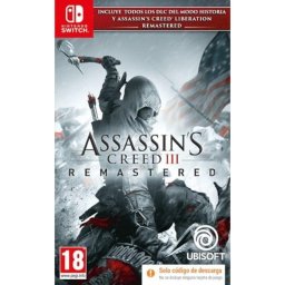 Assassins Creed III + Assassins Creed Liberation Remastered Code in a Box Nintendo Switch
