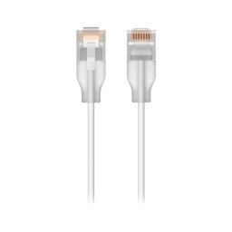 Cable de red Ubiquiti UACC-Cable-Patch-EL-0.15M-W-24 Cat6 0.15m RJ-45 Blanco Translúcido