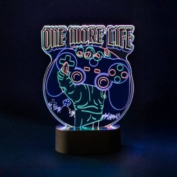 Lámpara Erik ABS Metacrilato Modos Iluminación USB Tipo C Pilas AAA 17x20x5,5cm