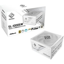 Fuente de Alimentación Asrock 1000W Certificación 80+ Gold Steel Legend Blanca Diseño ATX
