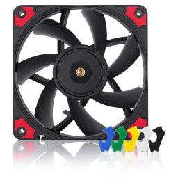 Ventilador suplementario Noctua NF-A12x15 PWM chromax.black.swap 120mm 1850RPM anti-vibración