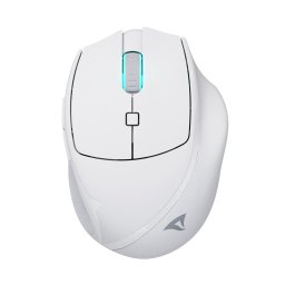 Ratón Sharkoon OfficePal M25W Wireless RF USB-C 4000 DPI 6 Botones RGB Blanco