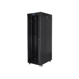 Rack independiente Lanberg FF01-8042-12BL 42U 1200kg LCD Termostato Negro 800x1000mm