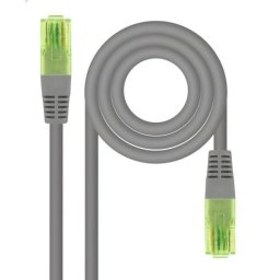 Cable de red Nanocable 10.20.1400-L30 RJ45 Cat.6 UTP 30 cm gris alta velocidad