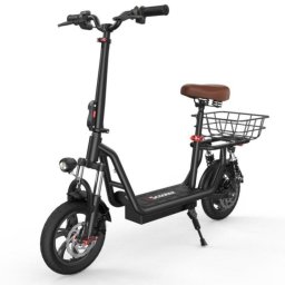 Patinete eléctrico iScooter i12 500W 36V autonomía 35km doble suspensión neumático 12" asiento ajustable