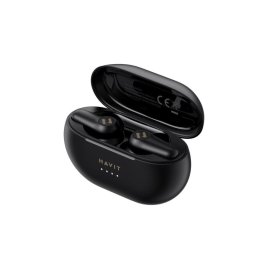 Auriculares Havit TW915E inalámbricos True Wireless Bluetooth para llamadas y música con micrófono y protección IPX5, negros