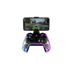 Gamepad Havit 6939119064648 Bluetooth Multiplataforma Transparente LED
