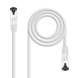 Cable de red Nanocable 10.20.2002-W Cat.8.1 SSTP 2m blanco LSZH 40Gbps
