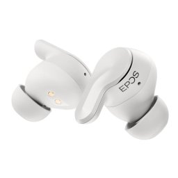 Auriculares EPOS ADAPT E1 inalámbricos Bluetooth con Cancelación de Ruido, uso profesional, blancos