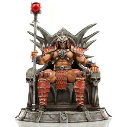 Figura coleccionable Iron Studios Mortal Kombat Shao Kahn Deluxe Art Scale 1:10