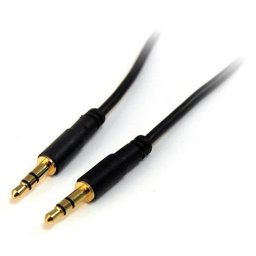 Cable de audio StarTech MU10MMS estéreo 3,5 mm macho a macho 3 m negro