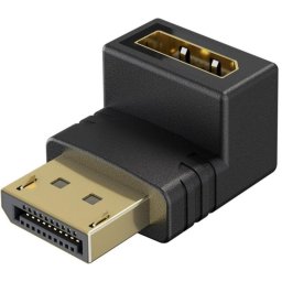 Adaptador DisplayPort Goobay 77129 8K 90° Superior Ultra Alta Velocidad