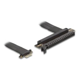 Adaptador Riser DeLOCK 81505 PCIe 3.0 x1 a x16 0.3 m negro