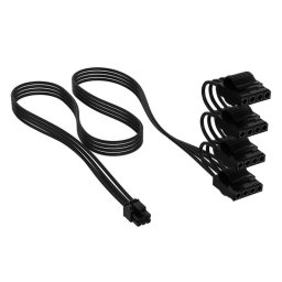 Cable de alimentación interna Corsair CP-8920456 4 x SATA 0,75 m negro