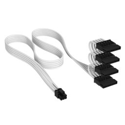 Cable Corsair CP-8920455 4 x SATA 15-pin 0,75 m Blanco