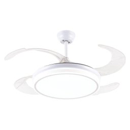 Ventilador de techo Purline CEILY BRISE W con luz LED y mando a distancia