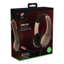 Auriculares PDP Airlite con cable USB para gaming Xbox Negro y Bronce