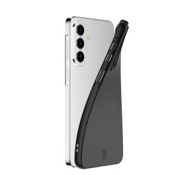 Funda para móvil Cellularline CHROMA TPU Negra con acabado soft-touch para Galaxy A57