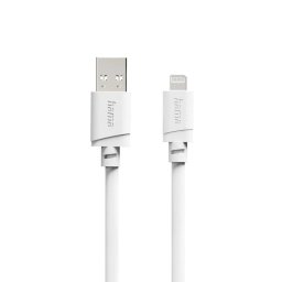 Cable Hama Lightning a USB-A 1 m Blanco