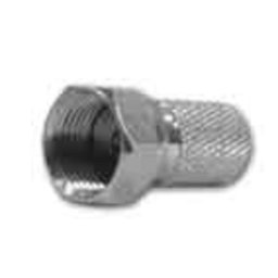 Conector F Macho Preisner FST43 Plata Metal