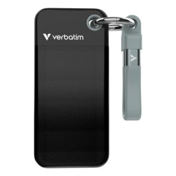 Disco Duro Verbatim Pocket SSD 256 GB USB Tipo C 10 GB/s Fireproof
