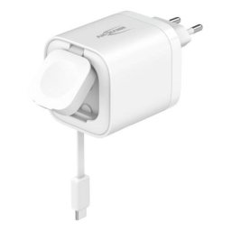 Cargador Ansmann 1001-0187 65W USB-C y USB-A Inalámbrico Blanco