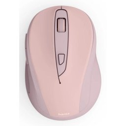 Ratón Hama WM-400 RF Wireless 1600 DPI Rosa 6 Botones Ergonomía Oficina