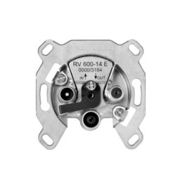 Regleta Technisat 0000/3184 1 Toma SAT TV Radio Plata Compacta