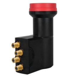 LNB Megasat Quattro Diavolo 4 Puertos F Negro Rojo