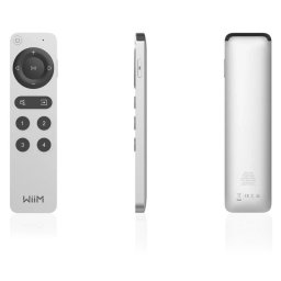 Mando a distancia WiiM Voice Remote 2 Bluetooth Recargable Plata